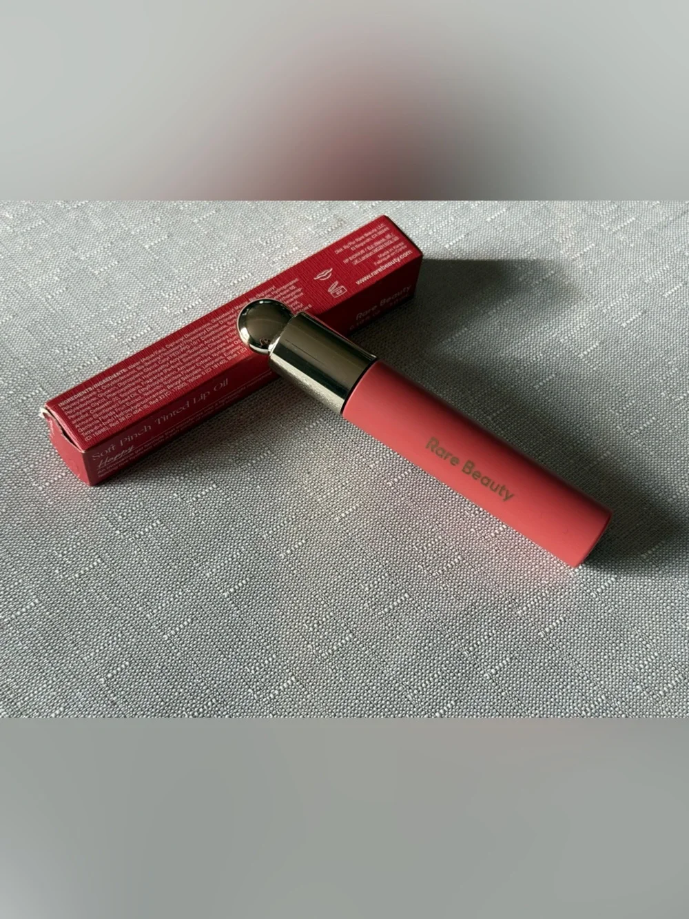 Rare Beauty Soft Pinch Tinted Lip Oil Happy Cool Pink 3 mL NEW IN BOX